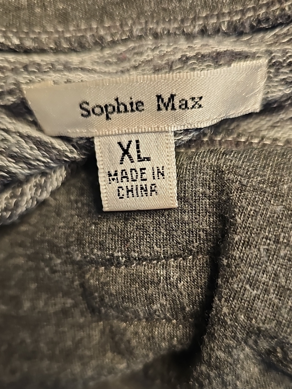 Sophie Max Cozy Cowl Neck Women's Sweater - Dark Gray - Picture 6 of 7